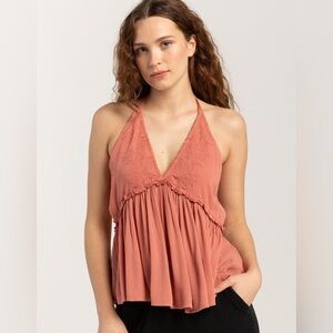 NWT - O'NEILL Davie Womens Halter Top in Rose - Various Sizes